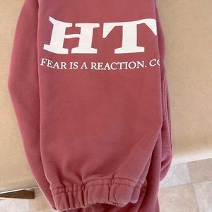 HTFU gym rat sweatpants size M (men’s cut) salmon color